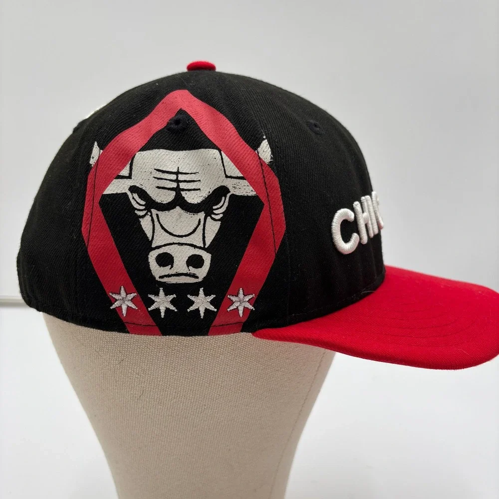 New Era‎ Chicago Bulls 9FIFTY Snapback Hat Youth Black Red NBA Basketball Cap